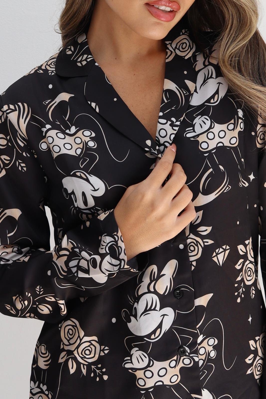 פיג'מה סאטן – דלתא 1821 פיג'מה סאטן – דלתא 1821