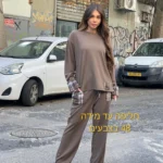 חליפת נשים משובצת  – רויאל 7041