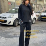 טוניקה משולב ג'ינס דמוי וסט