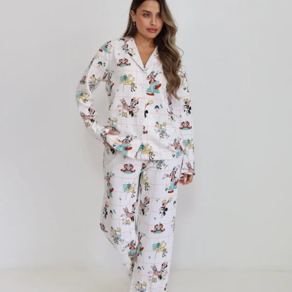 פיג'מה קטיפה בד סופטי – דלתא 1222