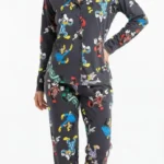 שמלה דמוי עור – רויאל 7089